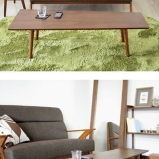 折りたためるオシャレな台形テーブル