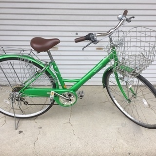 自転車 27インチ 6変速式