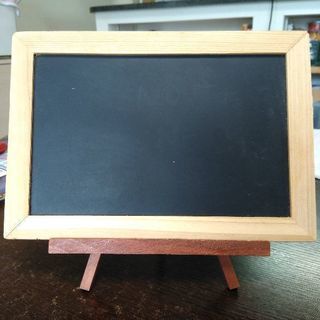 黒板　チョーク　三脚、黒板消しセットの画像