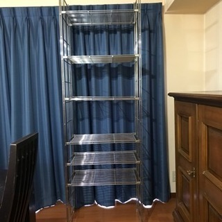 高さ208㎝ 収納力抜群 スチールラック 差し上げますの画像