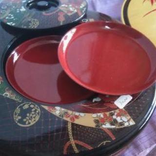 お茶受けと入れ物セットの画像