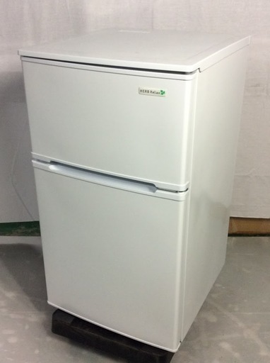 ノンフロン 冷凍冷蔵庫 90Ｌ 2017年製 ヤマダ電機 ＹＲＺ-Ｃ09Ｂ1