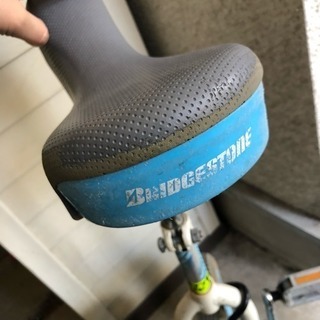 ブリジストン 18インチ 一輪車 ブルーの画像