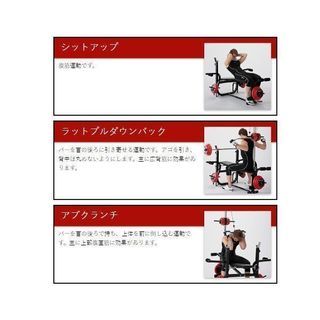 キングスセット ラット運動 ベンチプレス 台 筋トレ 多機能モデル ウエイトトレーニングの画像