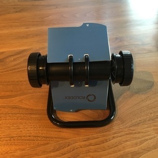 ROLODEX ローロデックス 回転式名刺ホルダー ブラックフレーム