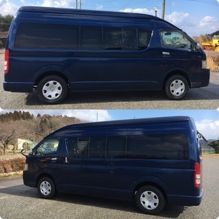 希少 ハイエース DX   スーパーロングハイルーフ 4WD ディーゼルターボ 8ナンバー登録車 の画像