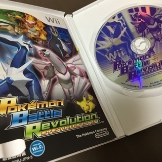 ポケモンバトルレボリューション Wii ソフトの画像