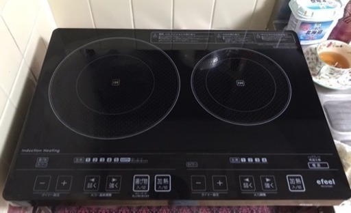 アイリスオーヤマ 2口IHクッキングヒーター