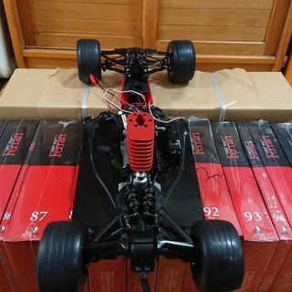 あげます　Ferrari　F2007　Kyosho GX21　エンジンカー　１/７　DeAGOSTINIの画像