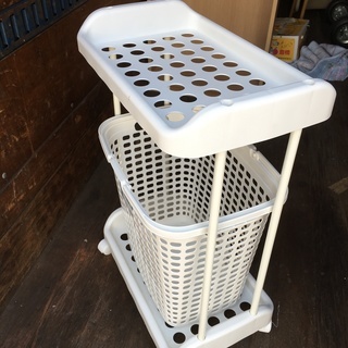 ☆条件により無料☆SHIRAI☆フリーラックとバスケットラックセット☆の画像