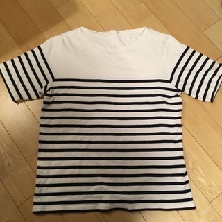 ボートネック ボーダーTシャツ