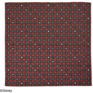 【新品】キングダムハーツⅢ　ハンカチ　モノグラムレッドの画像