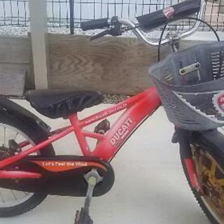 子供用16インチ自転車(DUCATI)