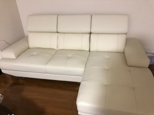 本革ソファー 美品【譲る方決まりました】