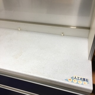 食器棚　人工大理石カウンターの画像