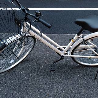 【終了】【ほぼ新品】27インチ 自転車 シティバイク 6段変速