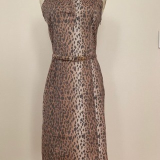 ヒョウ柄 ワンピース の画像