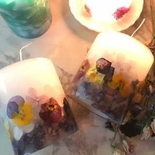 キャンドル・ハーバリウム教室Pinky-Candle