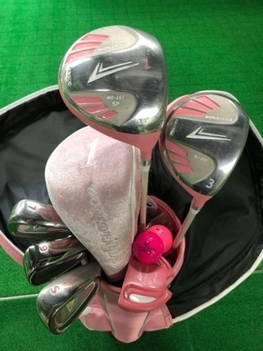 WE-101☆レディース☆ゴルフクラブセット☆初心者セットオマケ付き