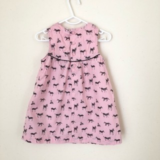 取引中136.  シマウマワンピース92cmの画像