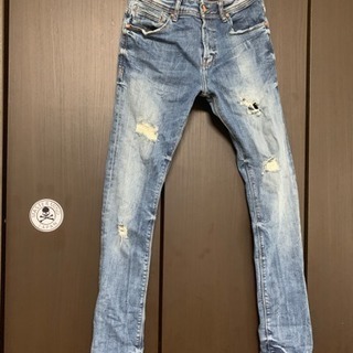 zara ダメージデニム
