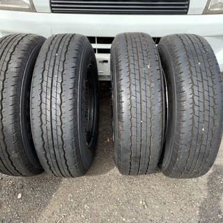 TOYOTA ハイエース　新車外し　ホイール＆タイヤ４本セット　ダンロップ　SP175　195/80R15の画像
