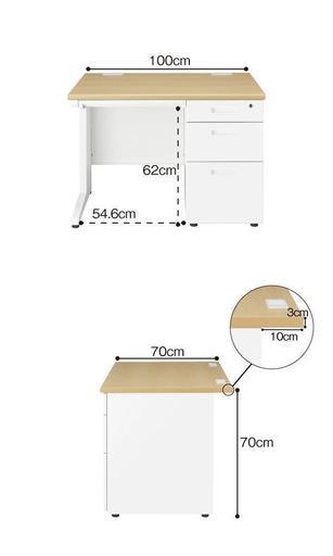 【中古美品】ニトリオフィスデスク　10台　＋　高級オフィスチェア10台