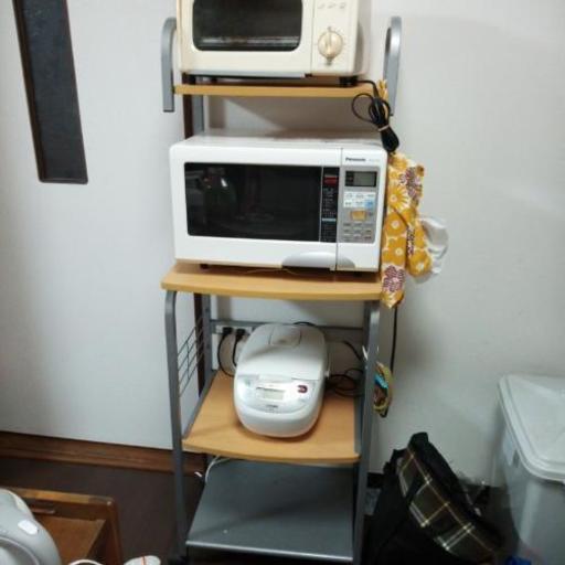 取引中 電子レンジラック キッチンラック 電子レンジ台