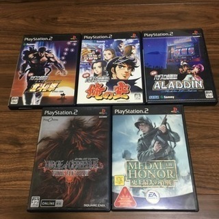 PS2用 ゲームソフト（5枚セット）