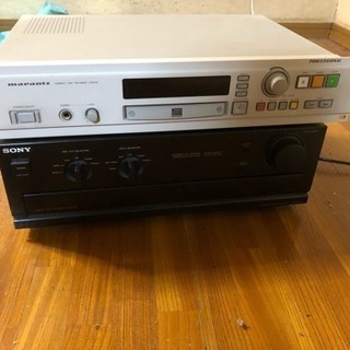 オーディオ　sony f222esj marantz cdr630　差し上げます。の画像