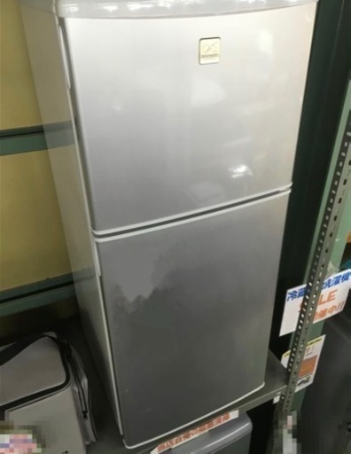 DAEWOO/2ドア 冷凍冷蔵庫 DRF113TK シルバー