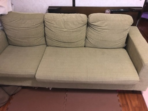 商談中。  三人用ソファ