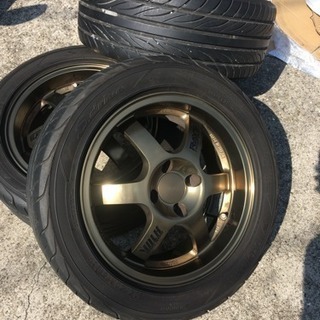 冬タイヤから夏タイヤへ履き替え