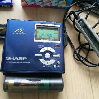 ★急募MDプレーヤー★動作確認済★MD11枚付き！★の画像