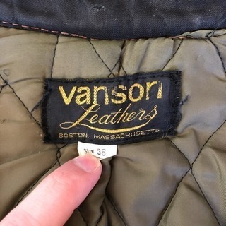 Vanson バンソン ヴィンテージ シングルライダース レザー...