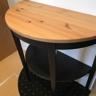 IKEA イケア 半円 カウンター 収納棚の画像