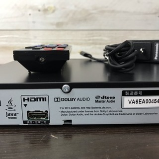 ブルーレイプレーヤーパナソニック DMP-BD88-Kの画像