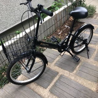 折りたたみ自転車 20インチ シマノ社製6段変速ギア (AJ-08)
