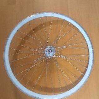 【差し上げます 】FUJI feather ピストの前輪ホイールの画像