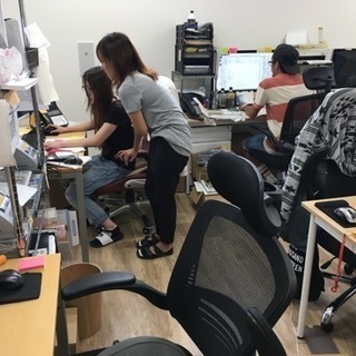 ネット通販    1.受注処理、伝票作成      2.配送、梱包の画像