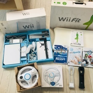 商談中です。Wii と Wii fit売ります。