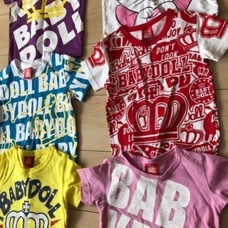 BABYDOLL半袖6枚。
