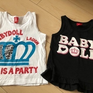 BABYDOLLランニング4枚 100の画像