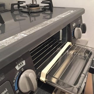 ガステーブル リンナイ 2口 お魚グリル付 Rinnai