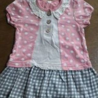 夏物　4点セット　チュニック　半袖　キュロット　95の画像