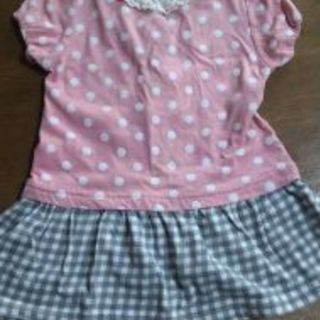 夏物　4点セット　チュニック　半袖　キュロット　95の画像