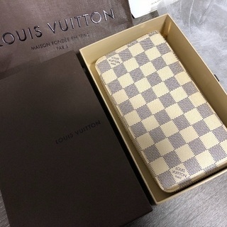 美品 ルイヴィトン 長財布 ダミエアズール ジッピーウォレット ...