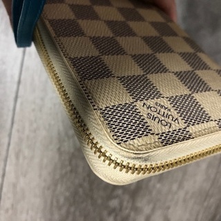 美品 ルイヴィトン 長財布 ダミエアズール ジッピーウォレット 箱,保存袋,ショップ袋付の画像