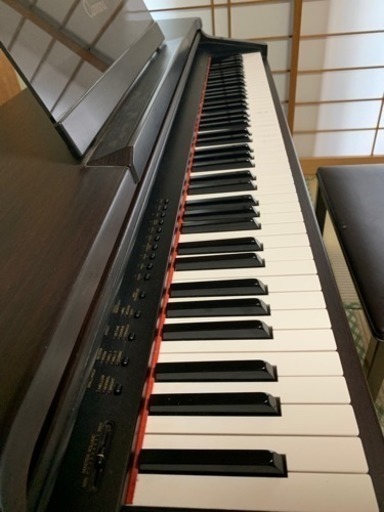 YAMAHA 電子ピアノ Clavinova CLP-124 88鍵盤 スピーカー内蔵 椅子付 クラビノーバ