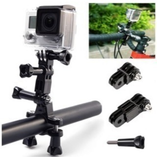 アクションカメラ用 ハンドルバー シートポストマウント ポール バイク GOPRO対応アクセサリー ロールバーマウントの画像